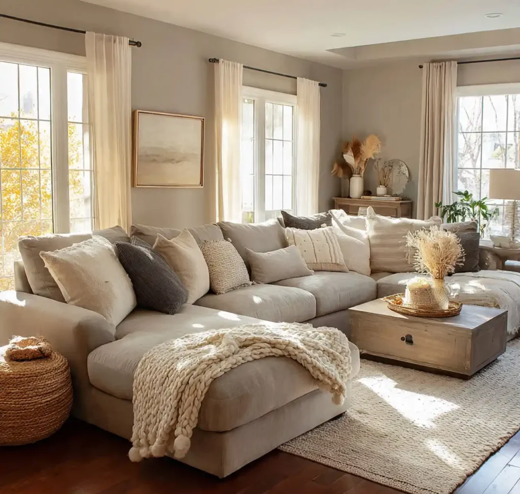 10-Cozy Large Living Room Idea