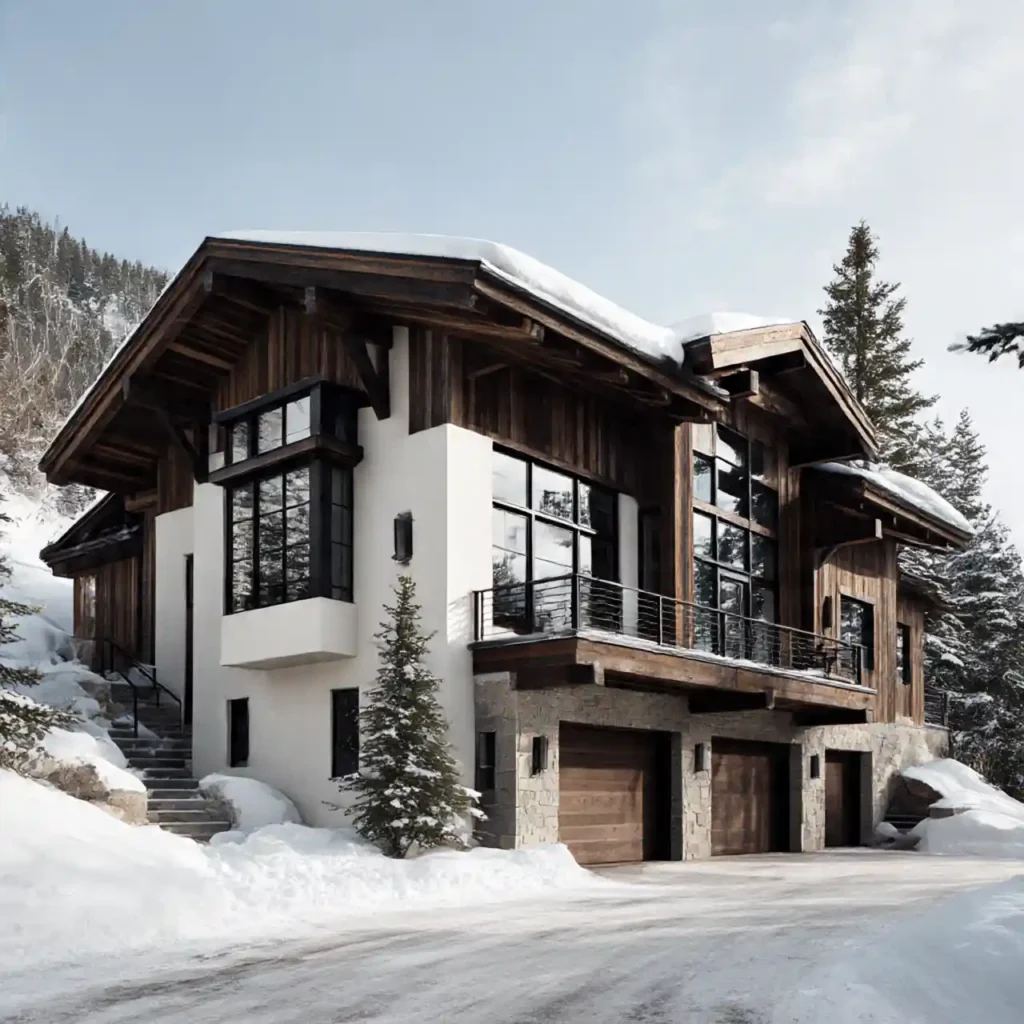 10-Swiss Chalet Exterior Design Idea