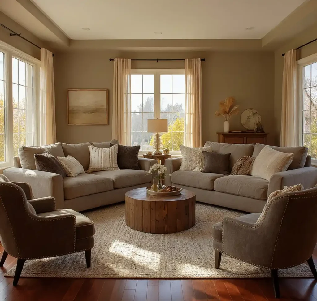 11-Cozy Large Living Room Idea