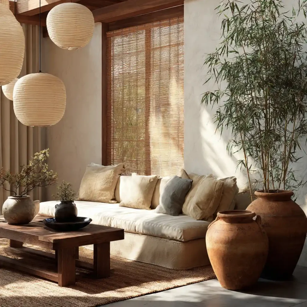 11-Japanese Zen Living Room Idea