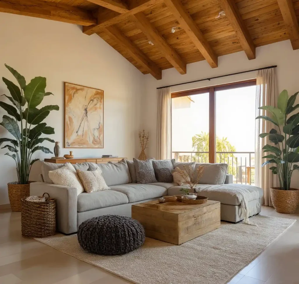 12-Cozy Large Living Room Idea