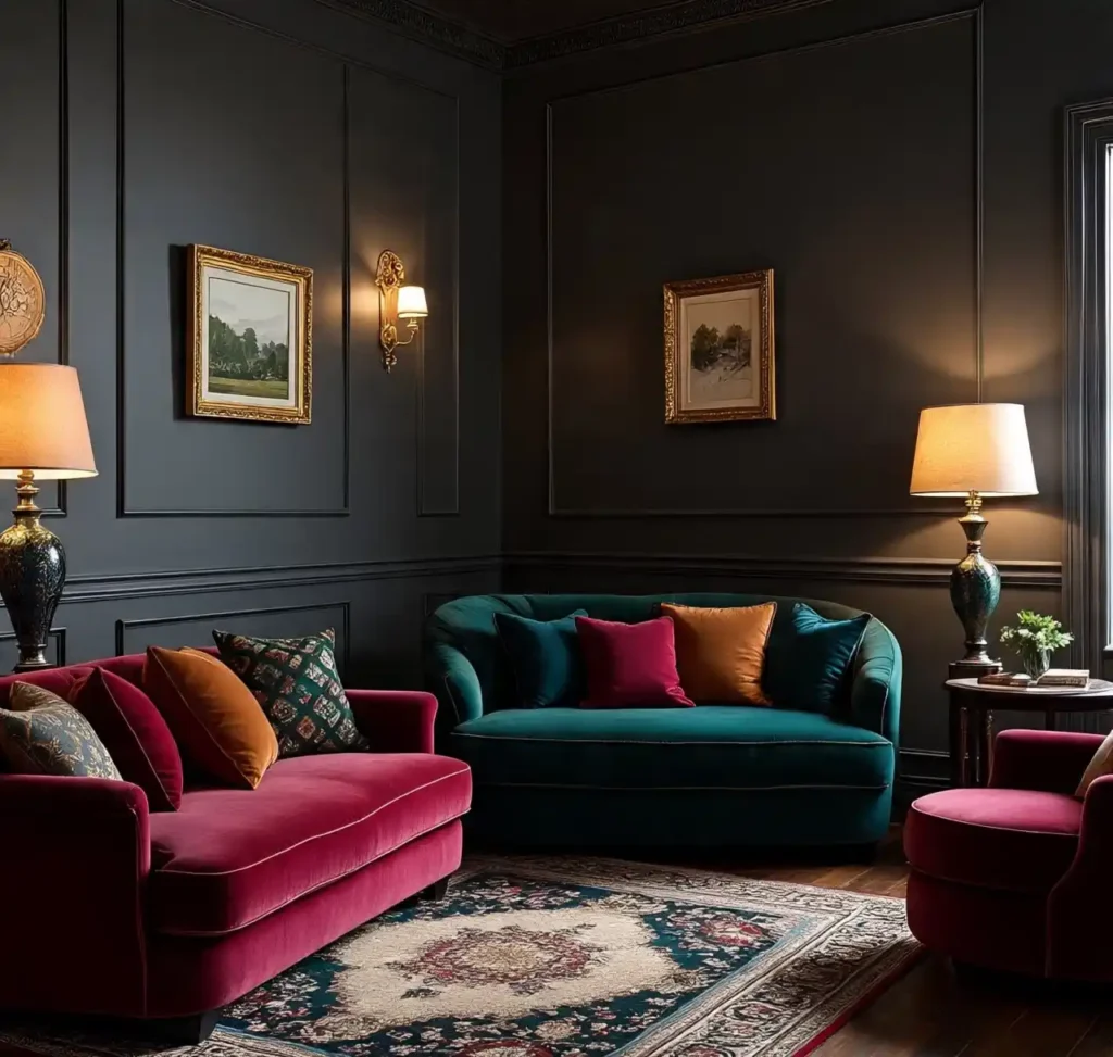 12-Moody Living Room Idea