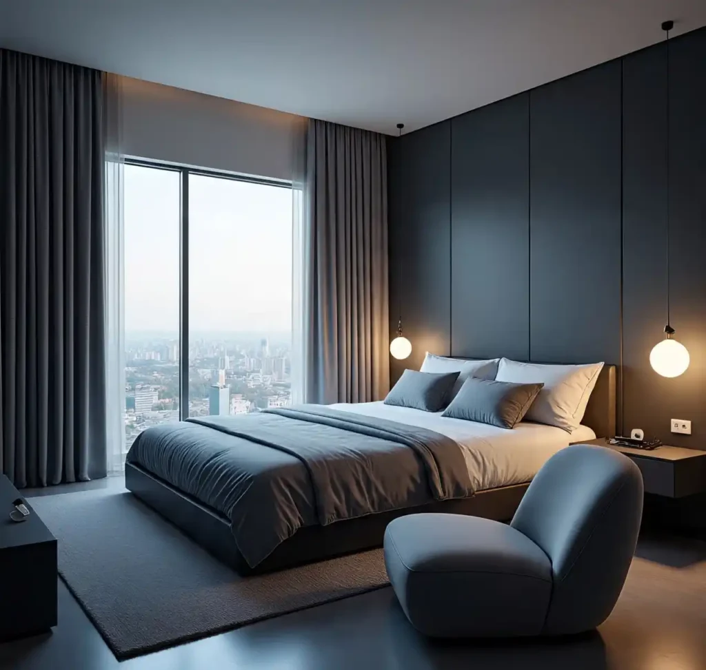 13-Modern Master Bedroom Idea