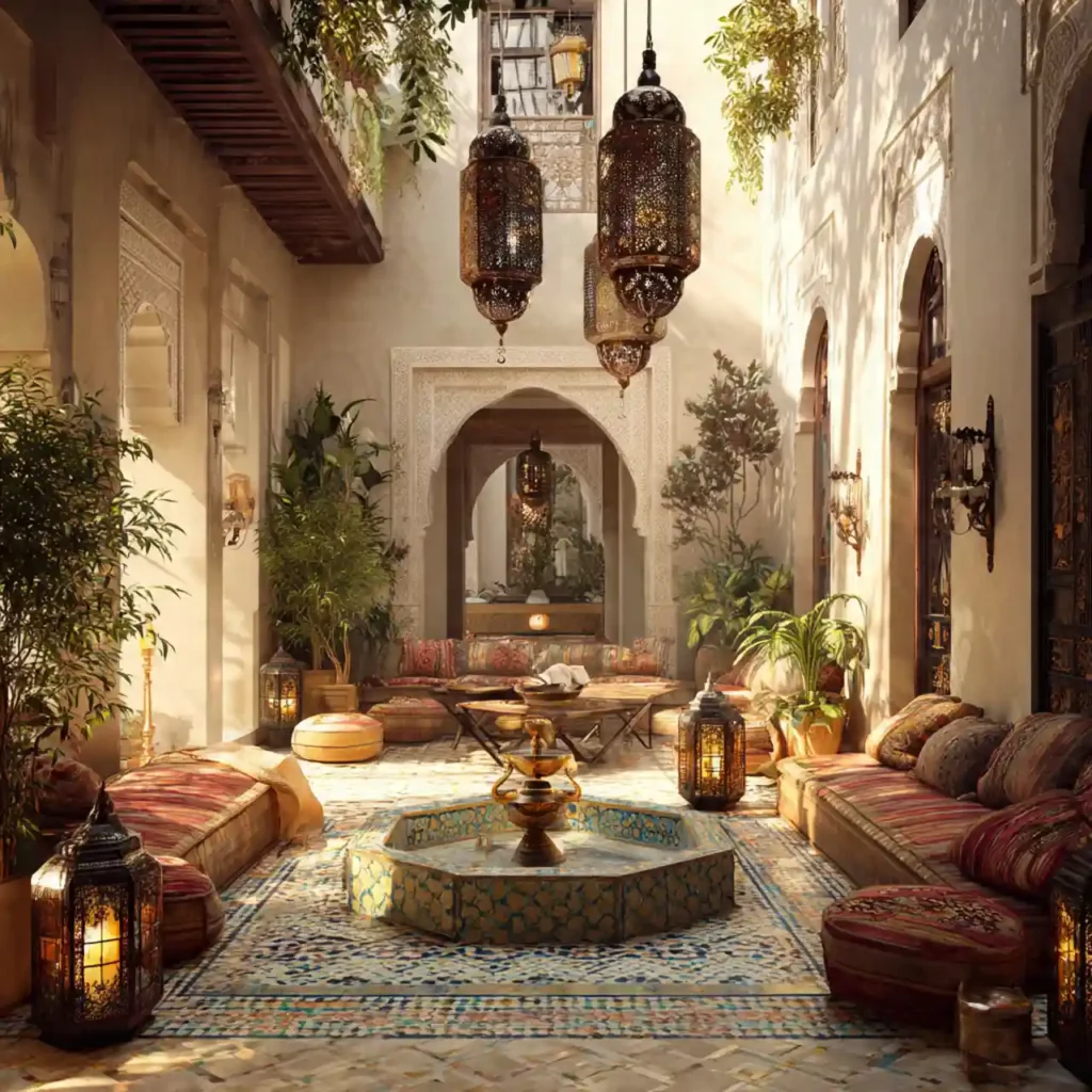 13-Moroccan Riad Interior Design Idea