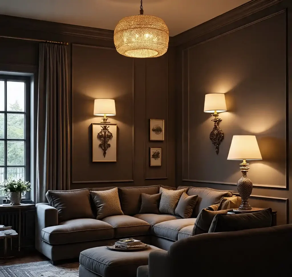 15-Moody Living Room Idea