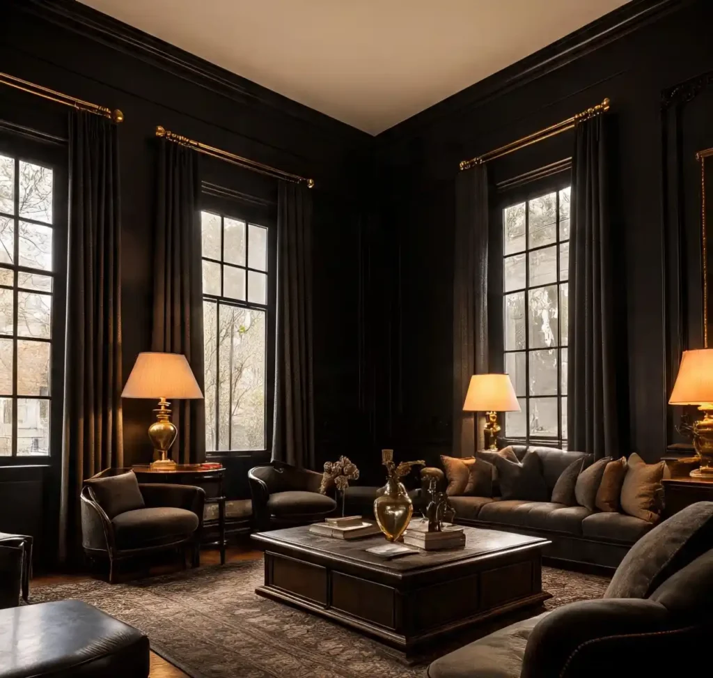 16-Moody Living Room Idea