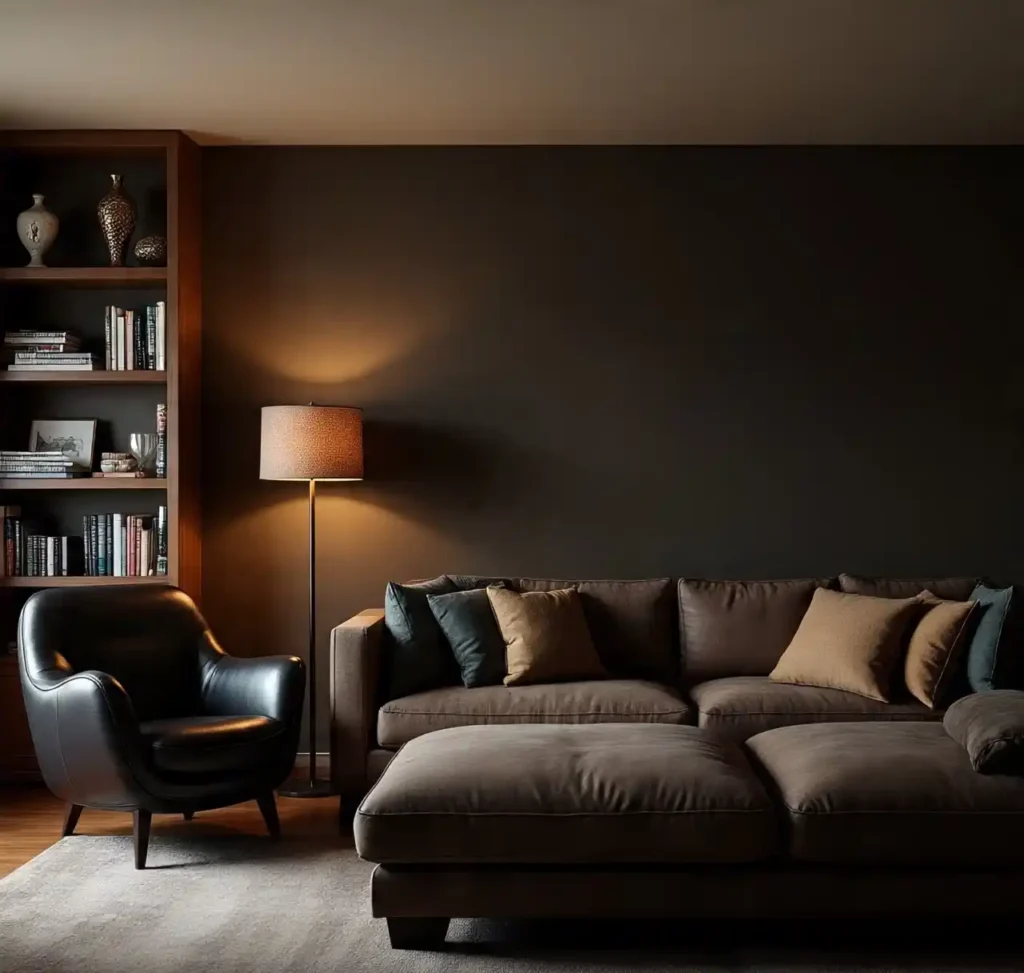 17-Moody Living Room Idea