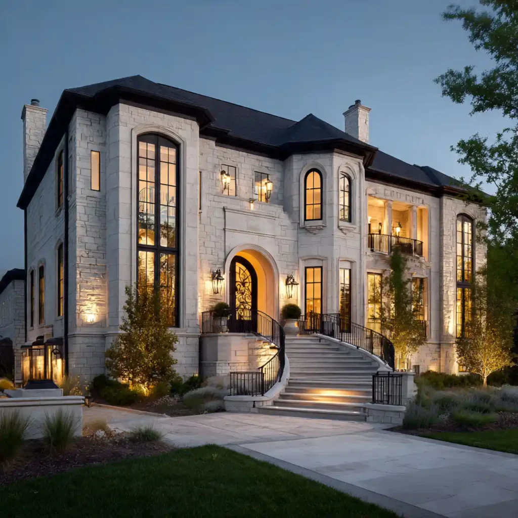 18-European Villa Exterior Idea