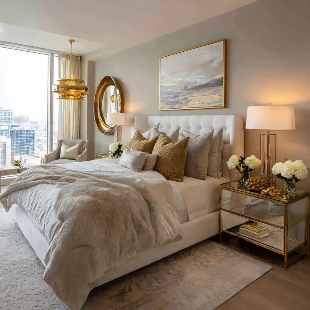 18 Glamorous Bedroom Designs