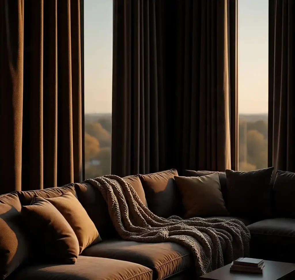 18-Moody Living Room Idea