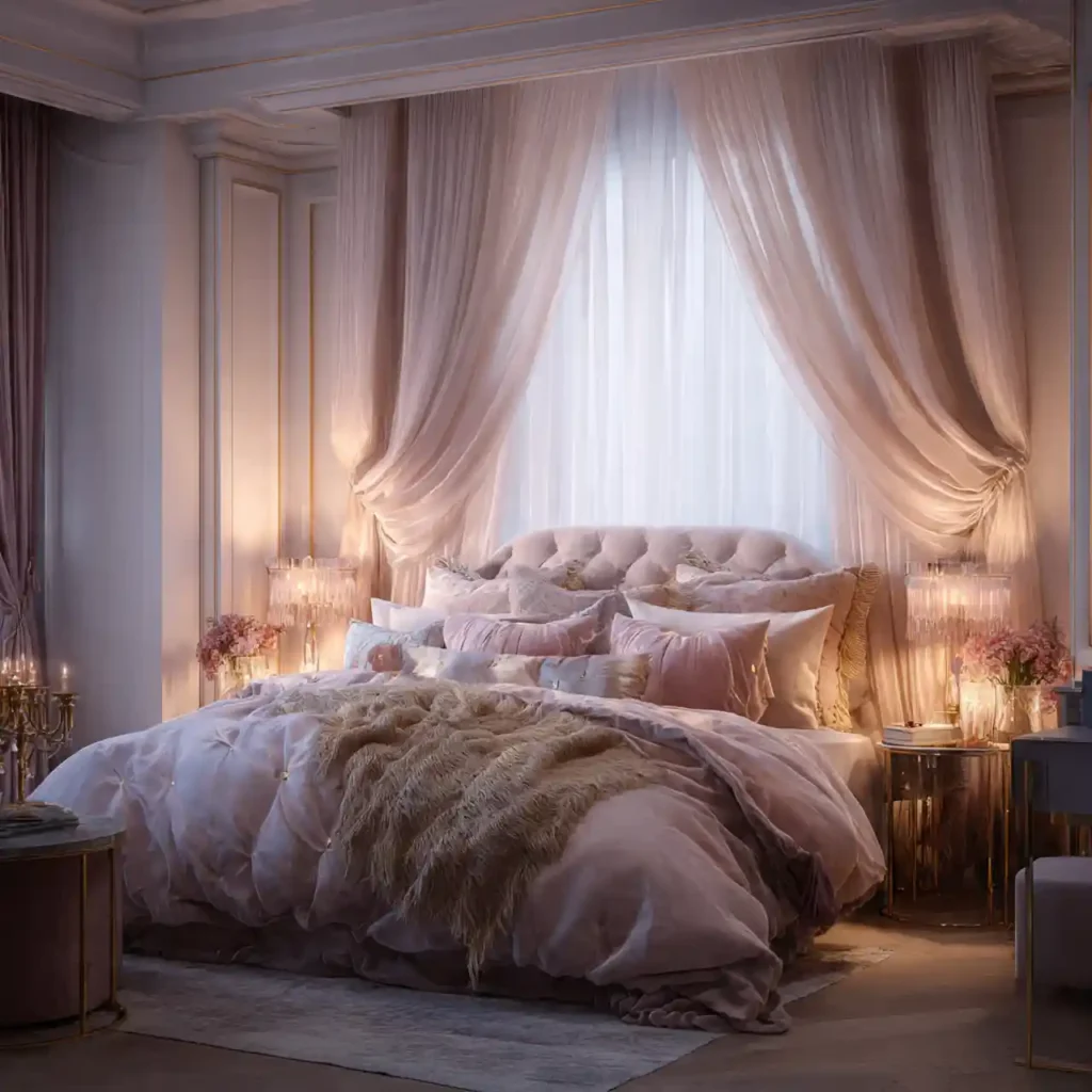 19 Glamorous Bedroom Designs