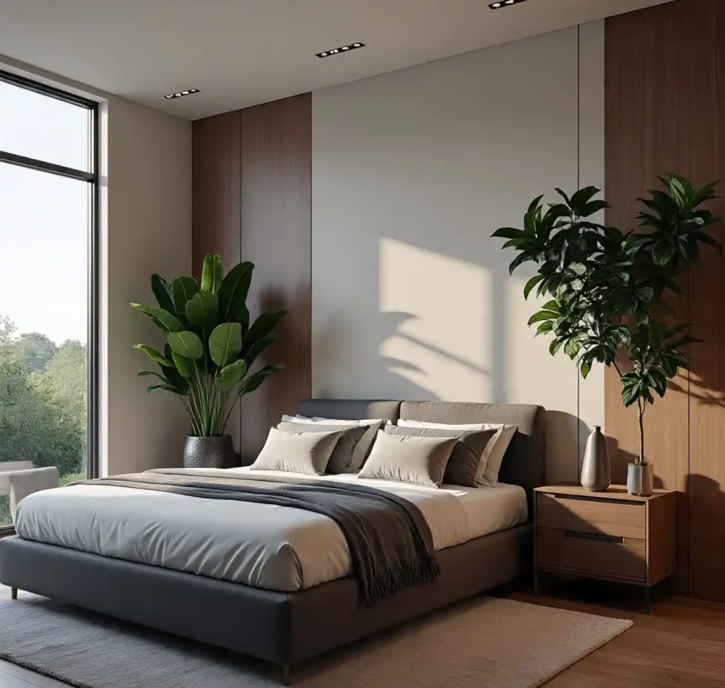 19-Modern Master Bedroom Idea