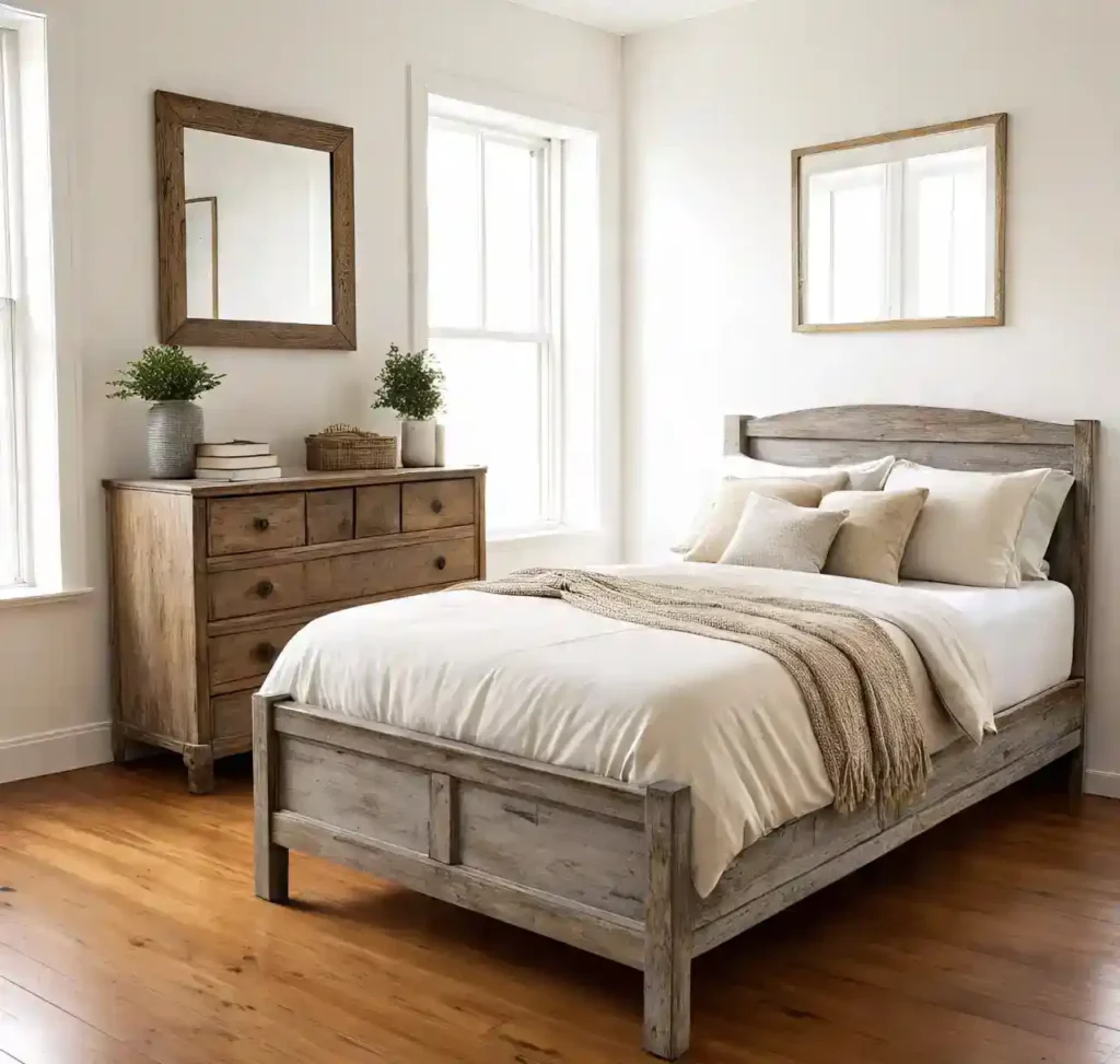 2-Cozy Farmhouse Bedroom Idea