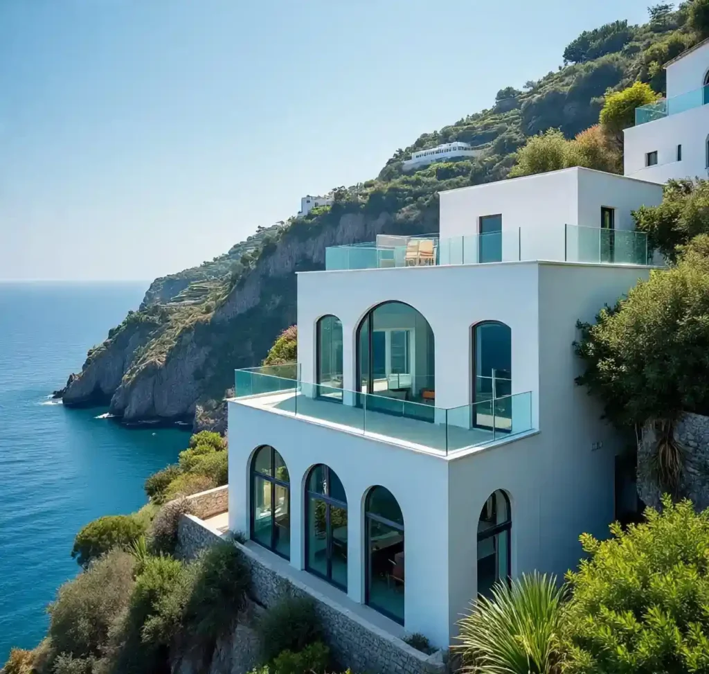 2-Modern Amalfi Coast Retreat-Italian House Design Ideas