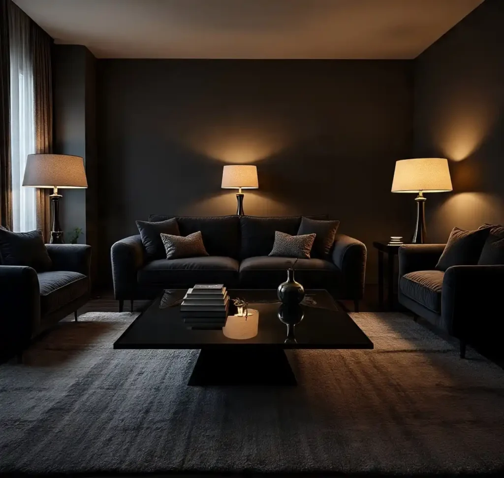 20-Moody Living Room Idea