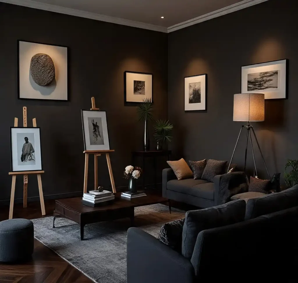 24-Moody Living Room Idea