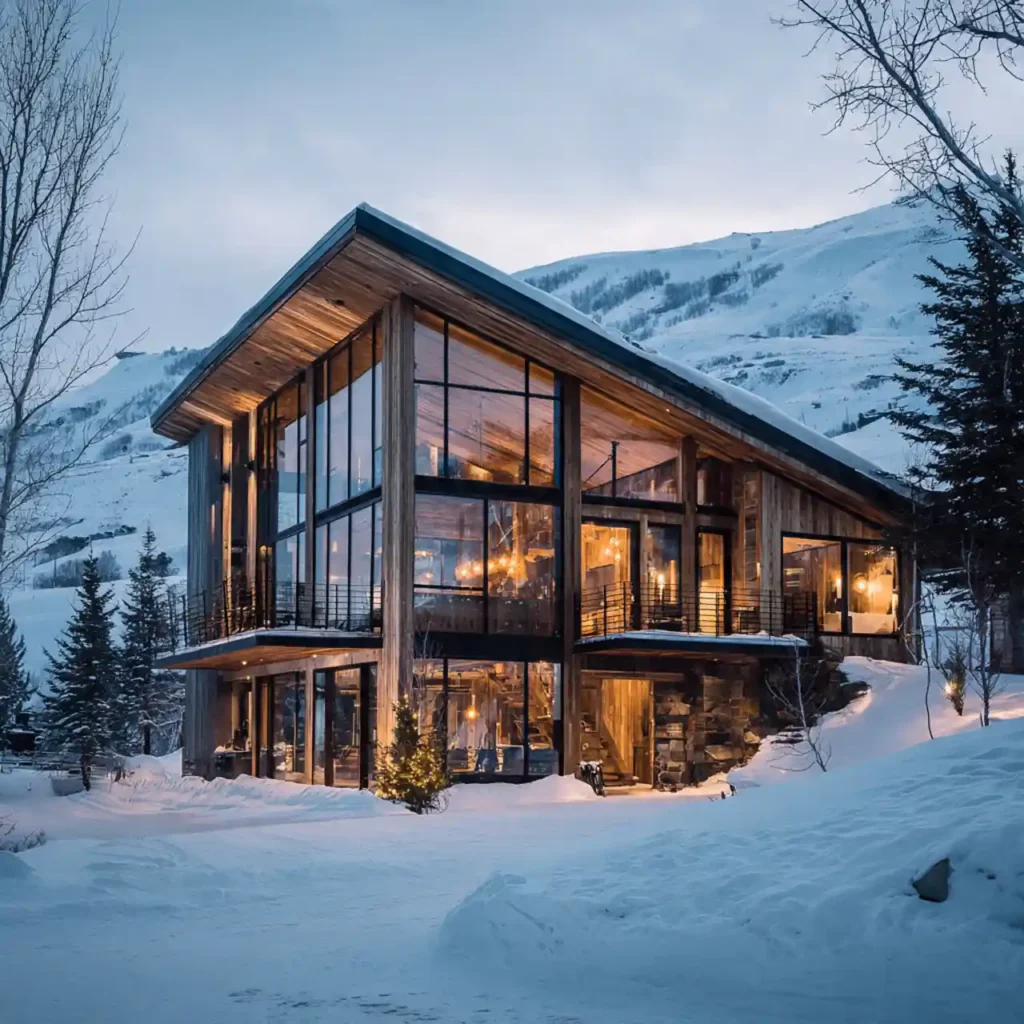 4-Swiss Chalet Exterior Design Idea