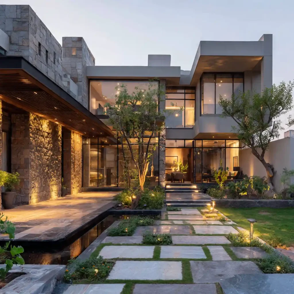 6-European Villa Exterior Idea