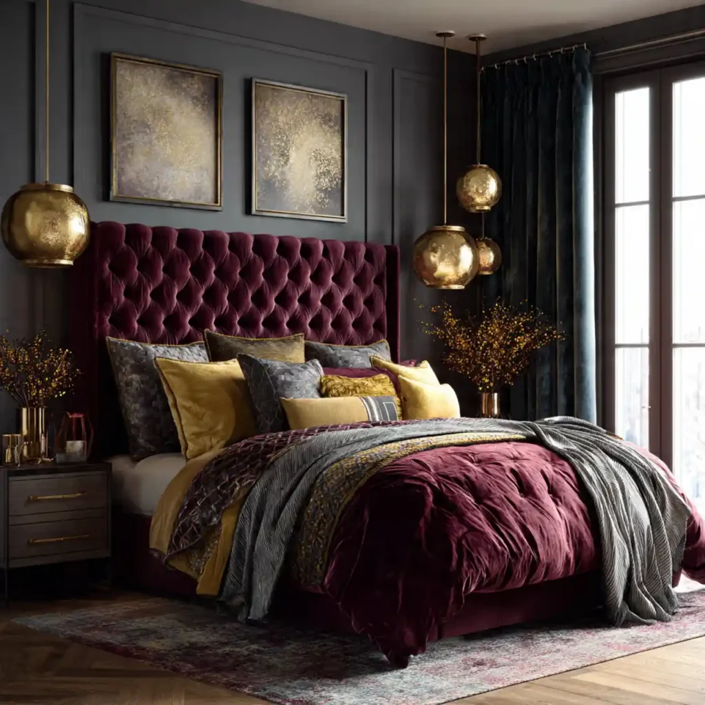 6 Glamorous Bedroom Designs