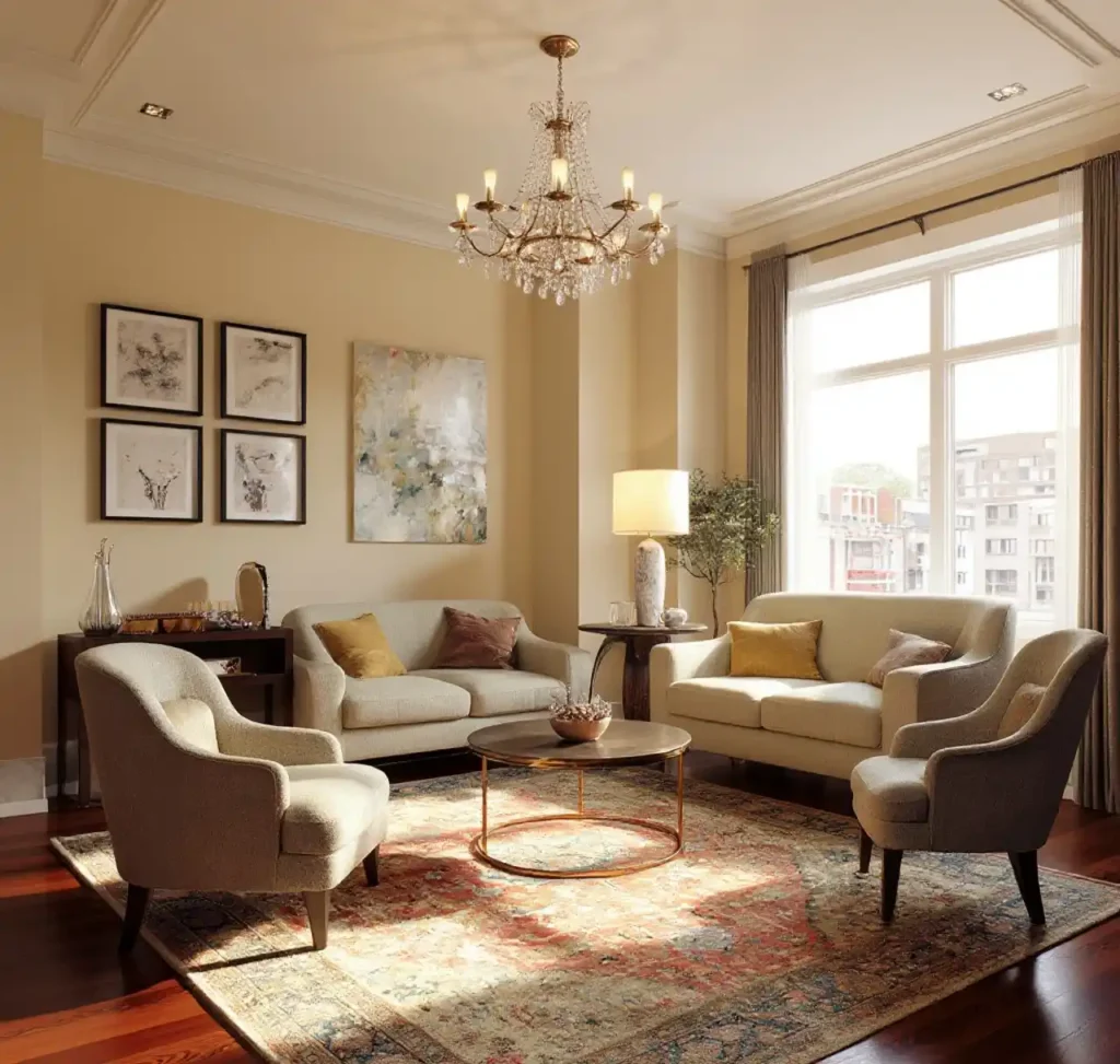 7-Cozy Large Living Room Idea