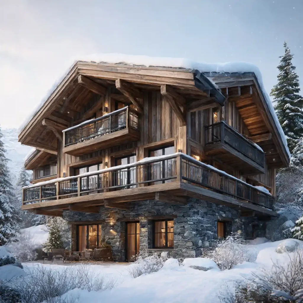 7-Swiss Chalet Exterior Design Idea