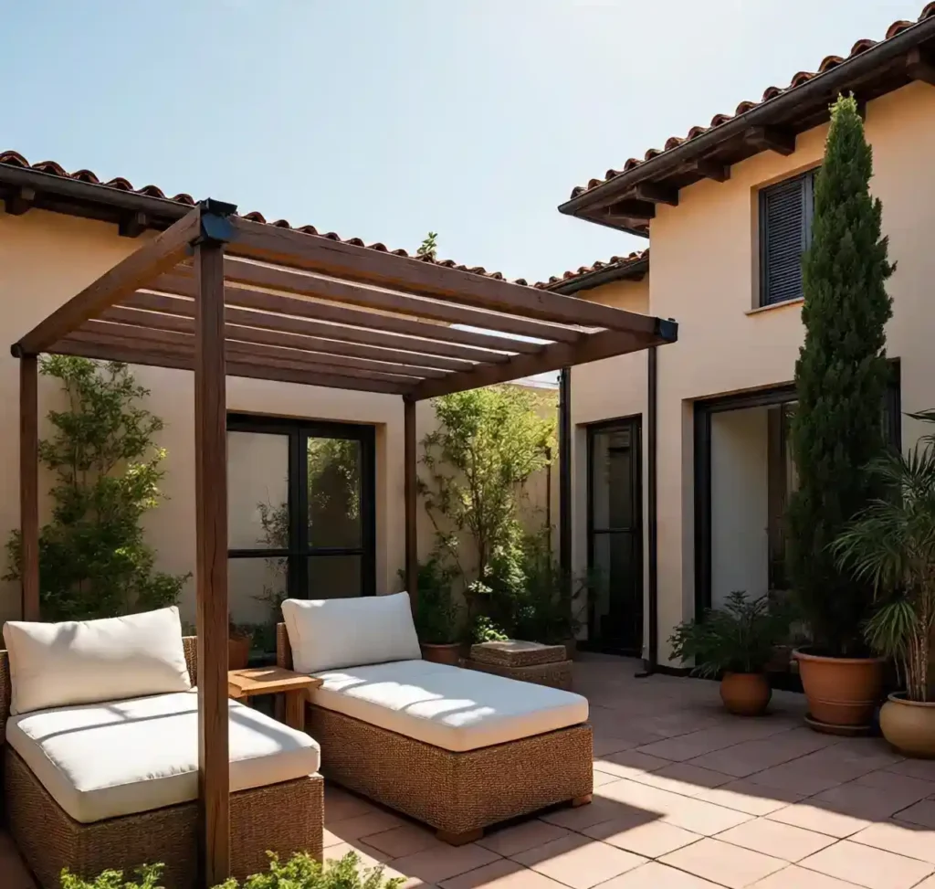 9-Terracotta Rooftop Retreat-Italian House Design Idea