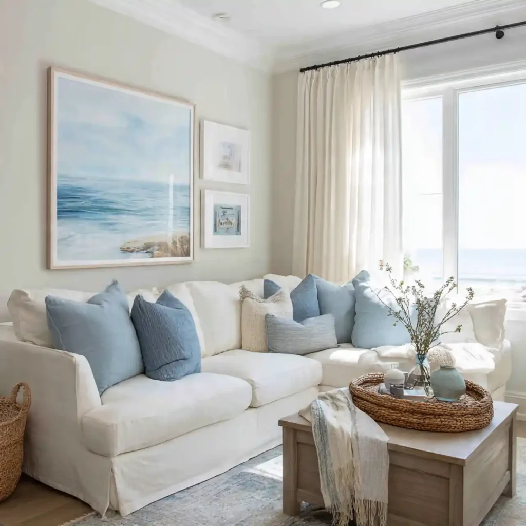 1 Coastal Mist Living Room Ideas