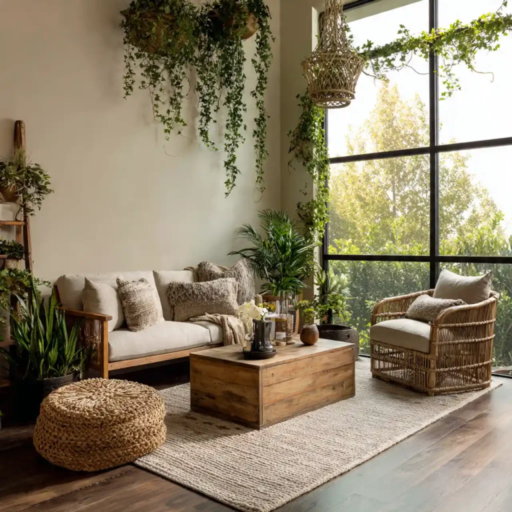 10 Botanical Sanctuary Living Room Idea