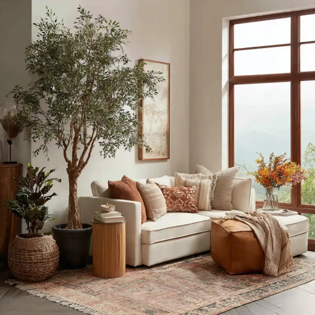 11 Botanical Sanctuary Living Room Idea