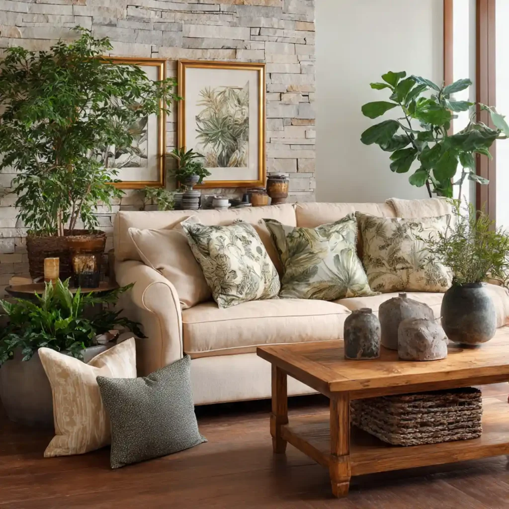 12 Botanical Sanctuary Living Room Idea