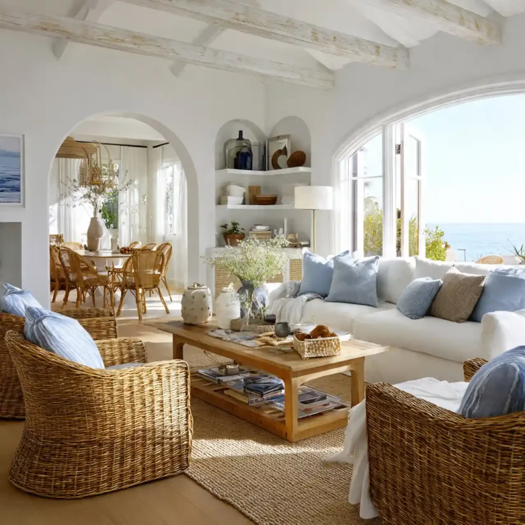 16 Coastal Mist Living Room Idea