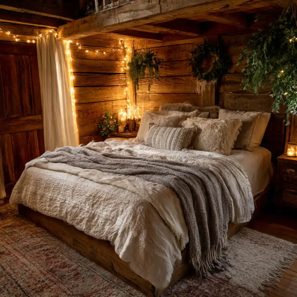 16 Cottagecore Winter Bedroom Idea