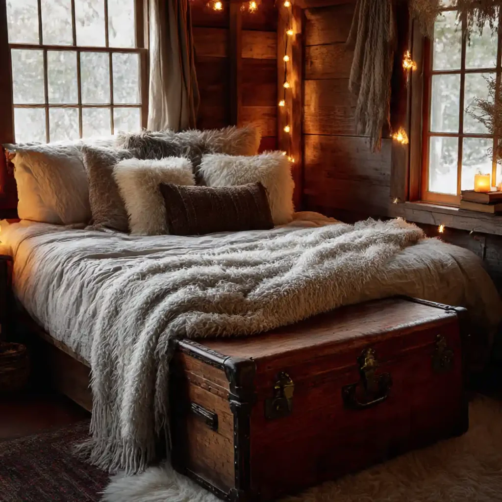 18 Cottagecore Winter Bedroom Idea
