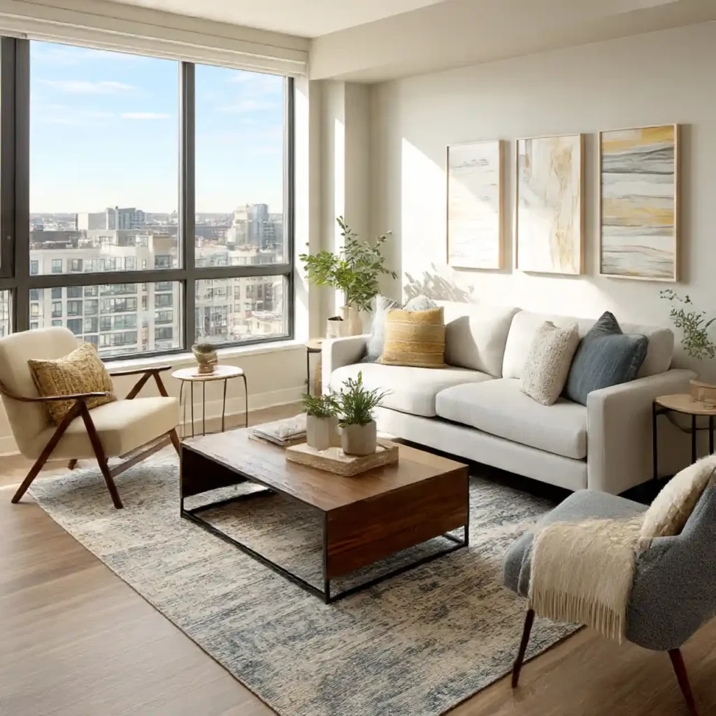 18 Modern Eclectic Living Room Idea