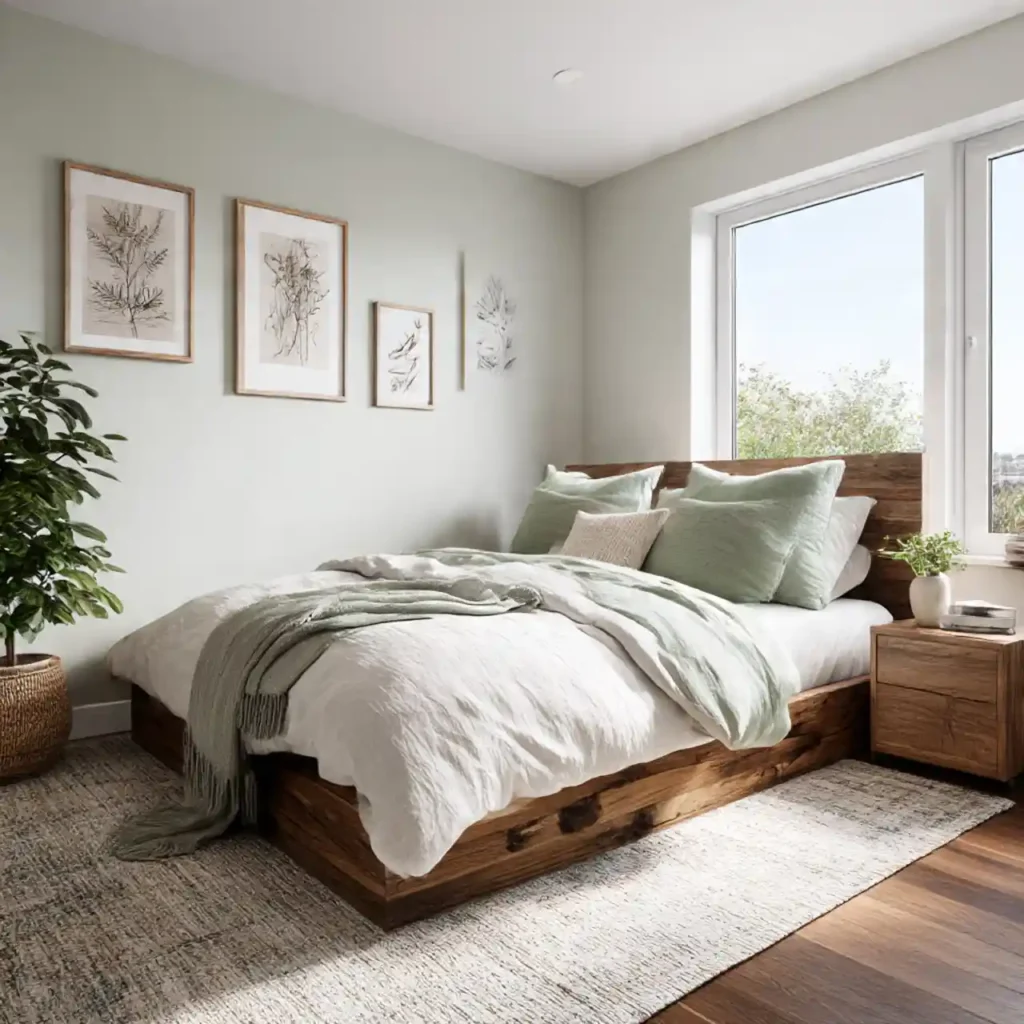 19 Serene Meadow-Inspired Bedroom Idea