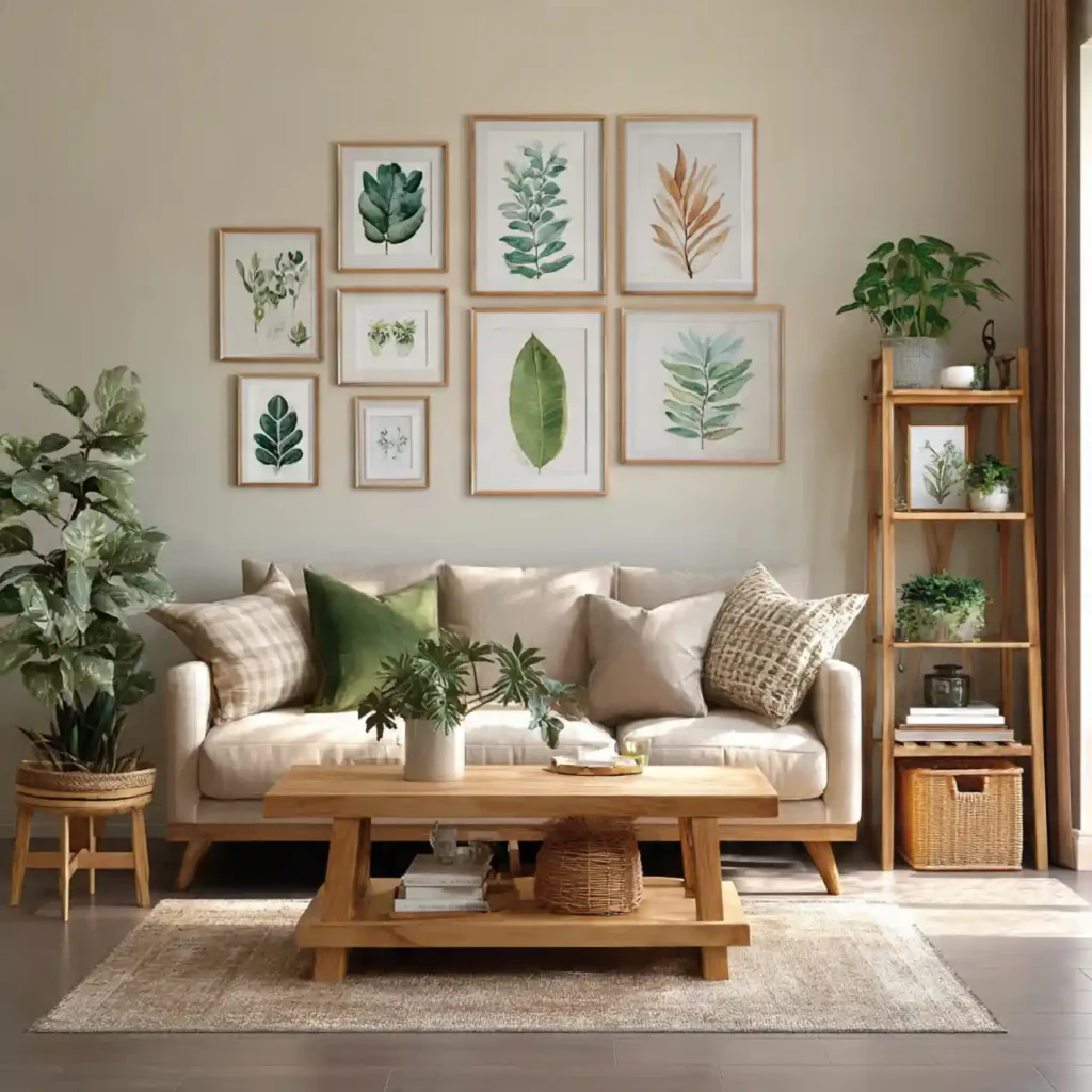 2 Botanical Sanctuary Living Room Idea