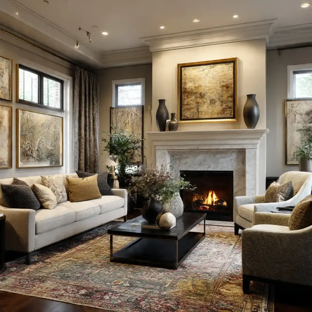 22 Modern Eclectic Living Room Idea