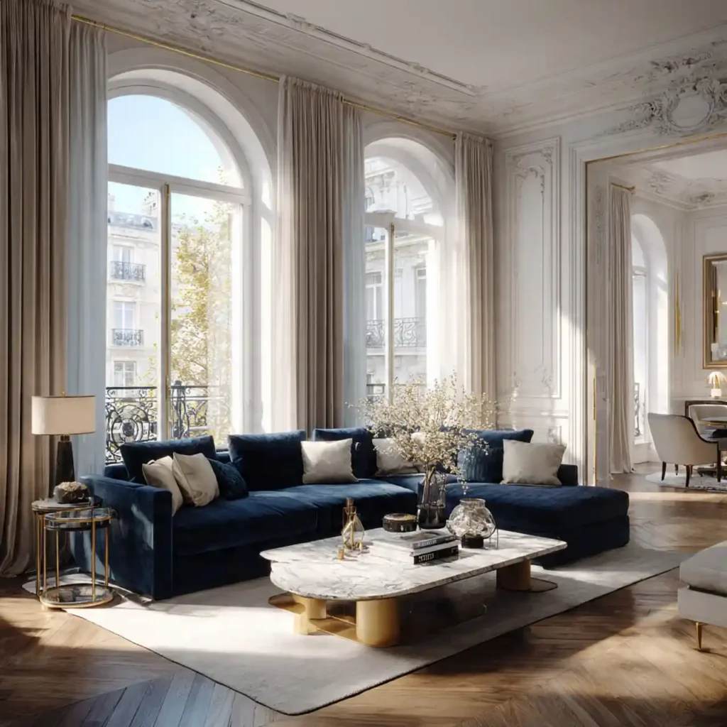 5-Parisian Apartment Interior Design Idea