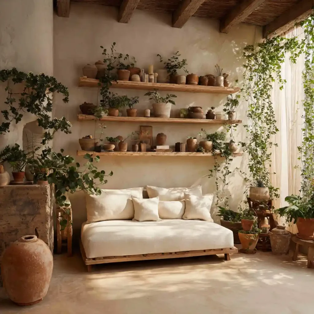 9 Botanical Sanctuary Living Room Idea