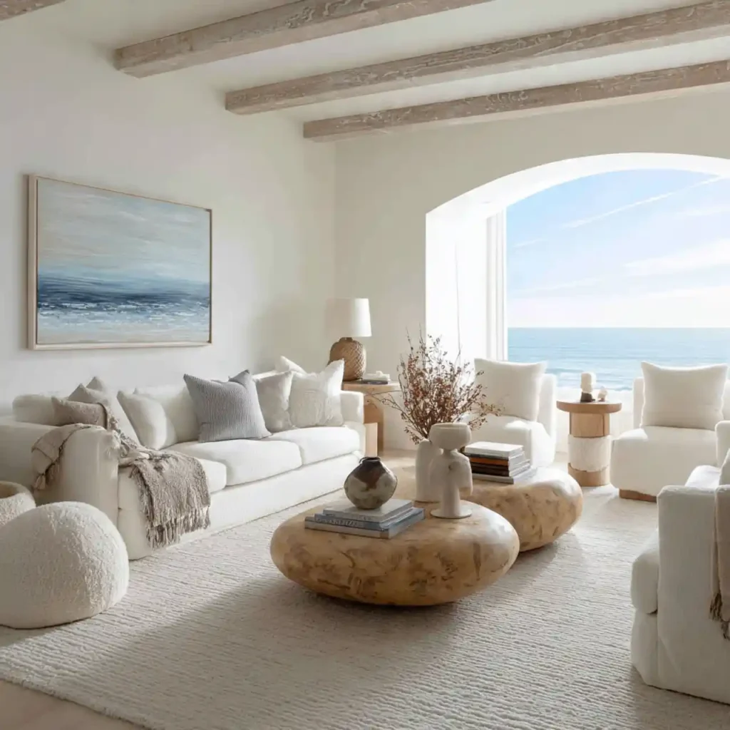 9 Coastal Mist Living Room Idea