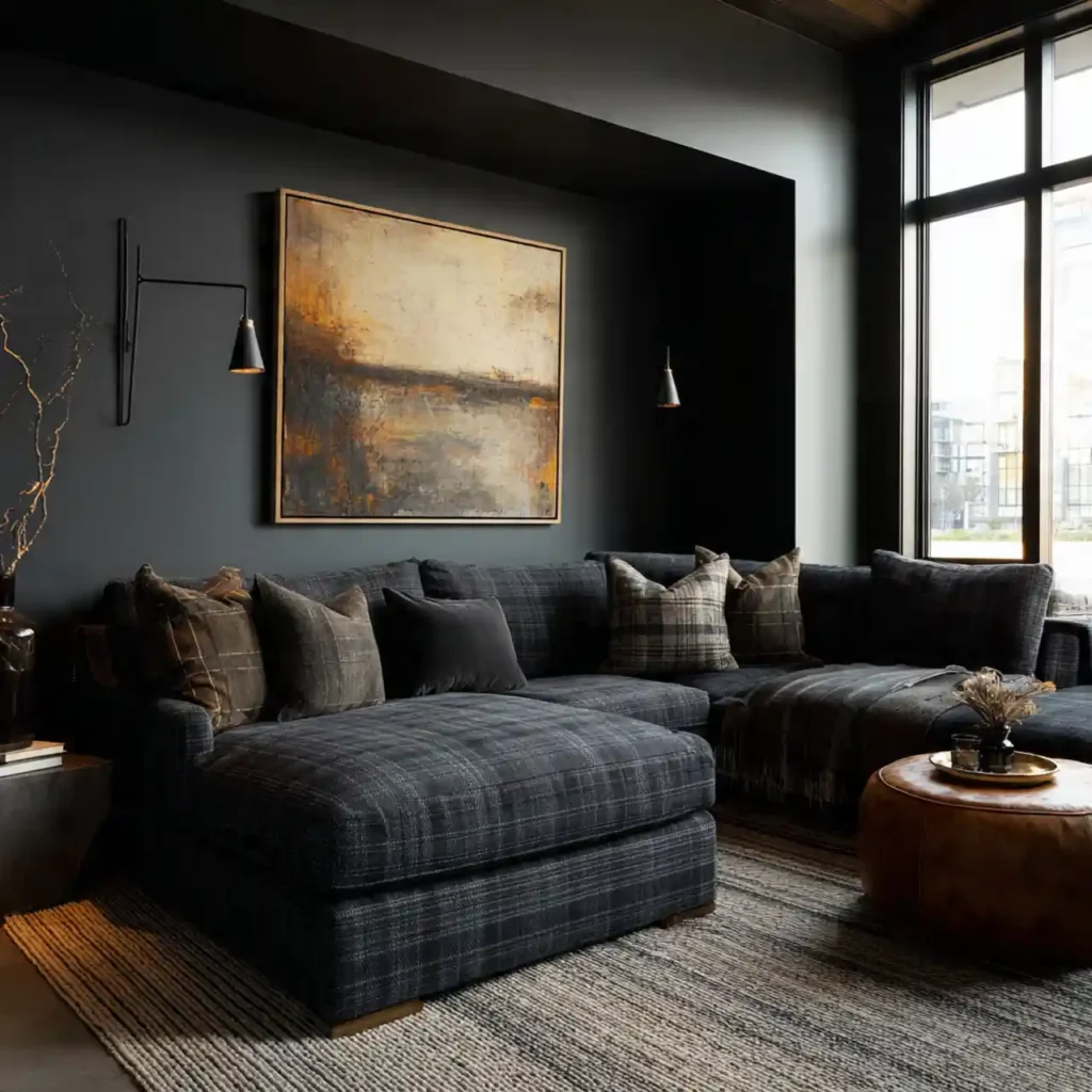 1 American men Living Room Ideas