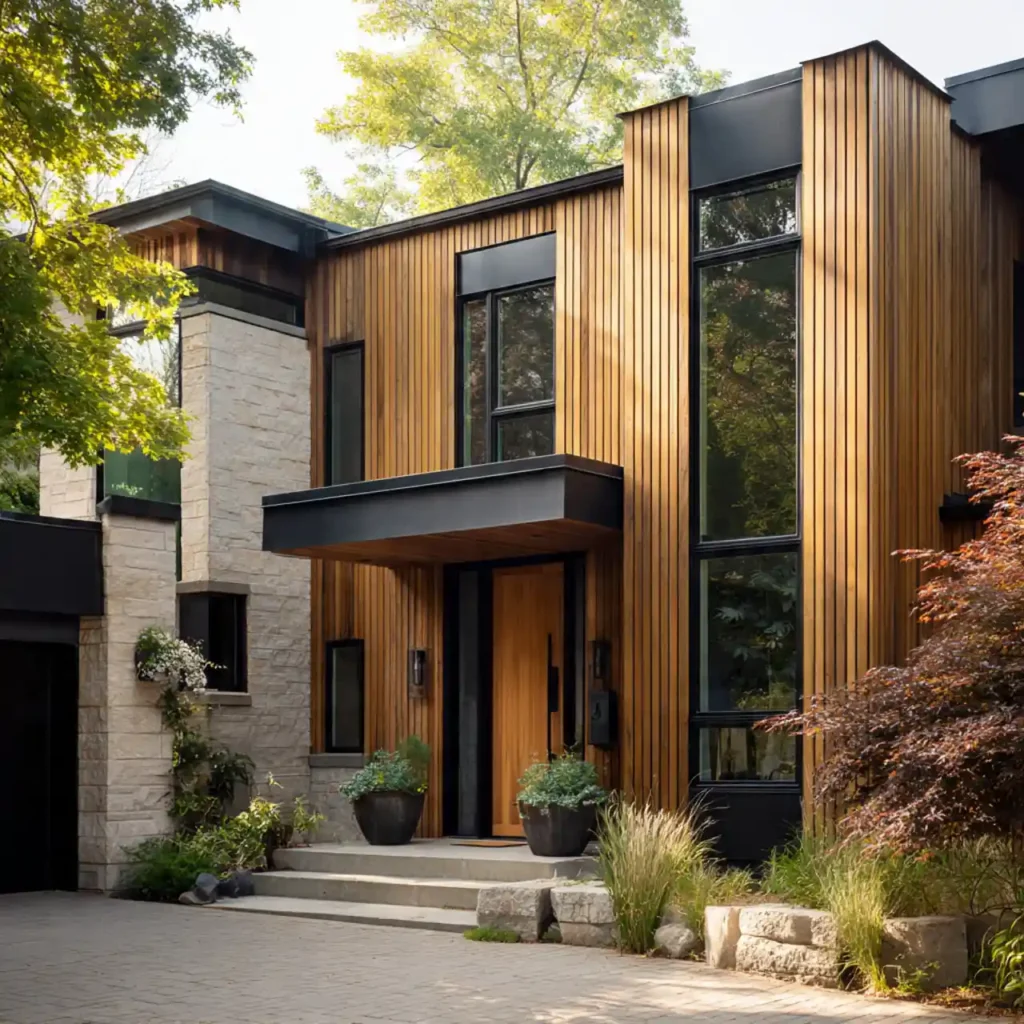 1-Modern Oakstone Eco Façade Exterior Ideas