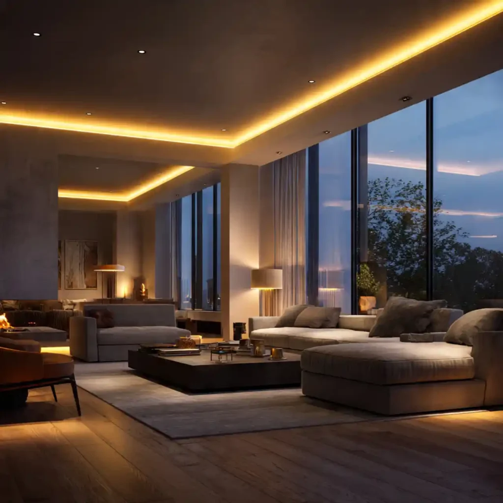 10 Cloud-Toned Living Room Idea