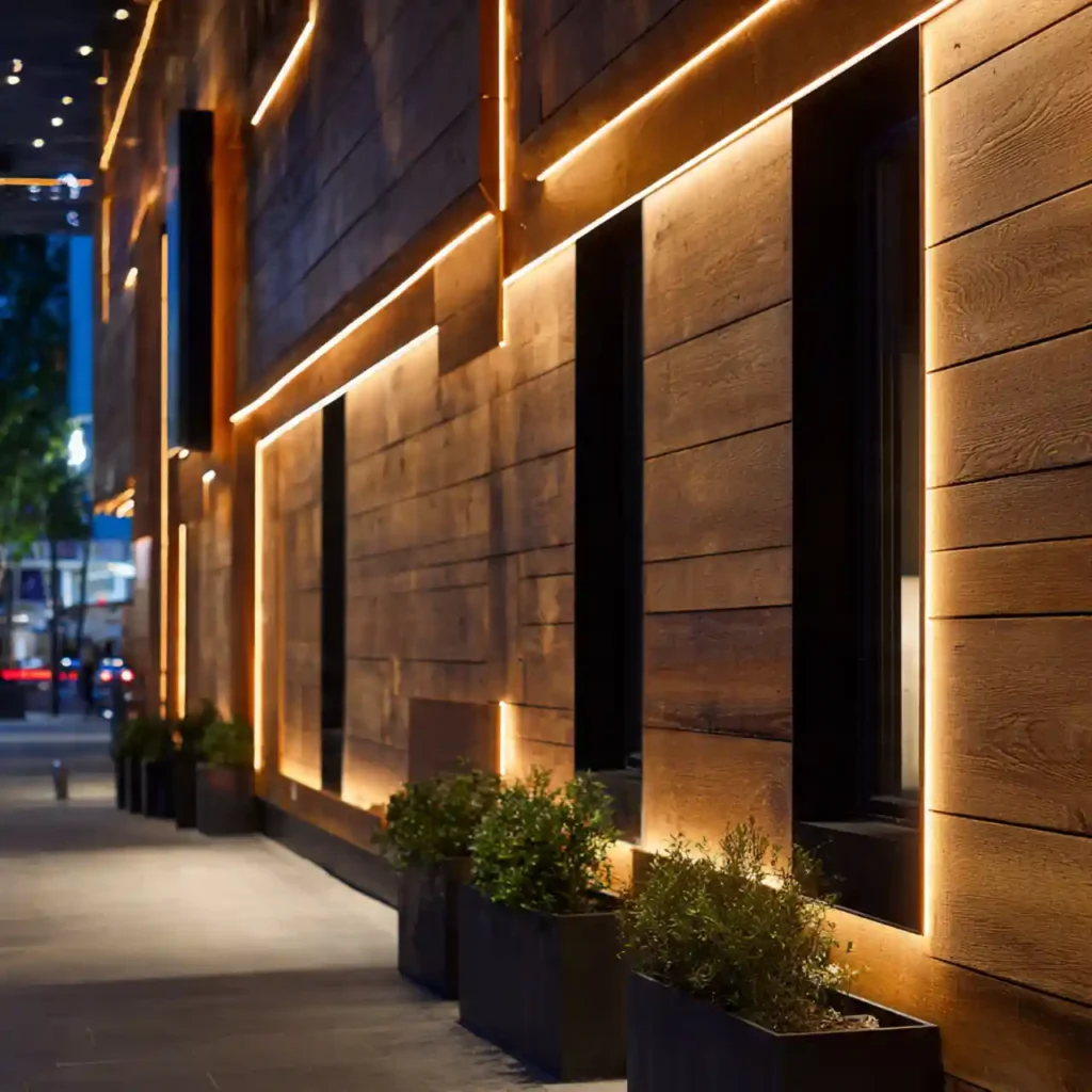 11 Oakstone Modern Eco Façade Exterior Idea