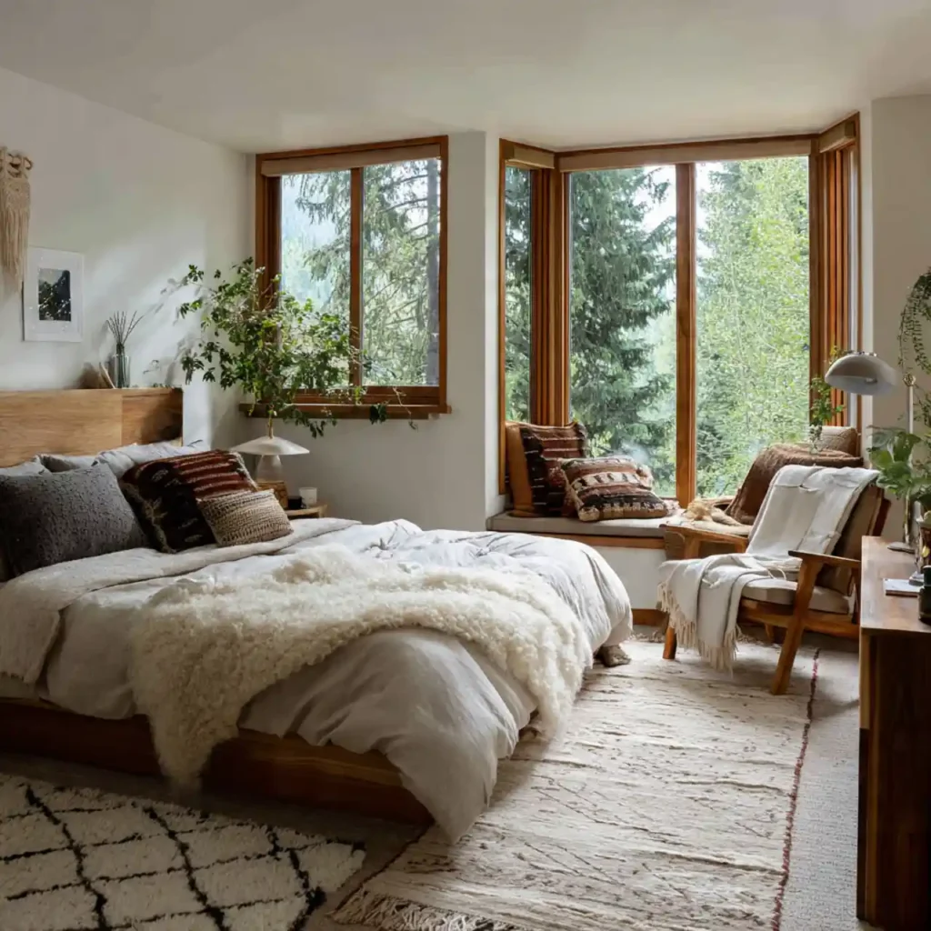 11 Redwood Retreat Bedroom Idea