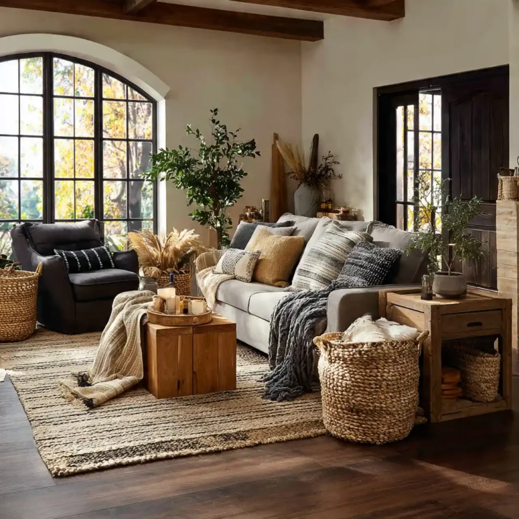 12 Luxe Forest Retreat Living Room Idea