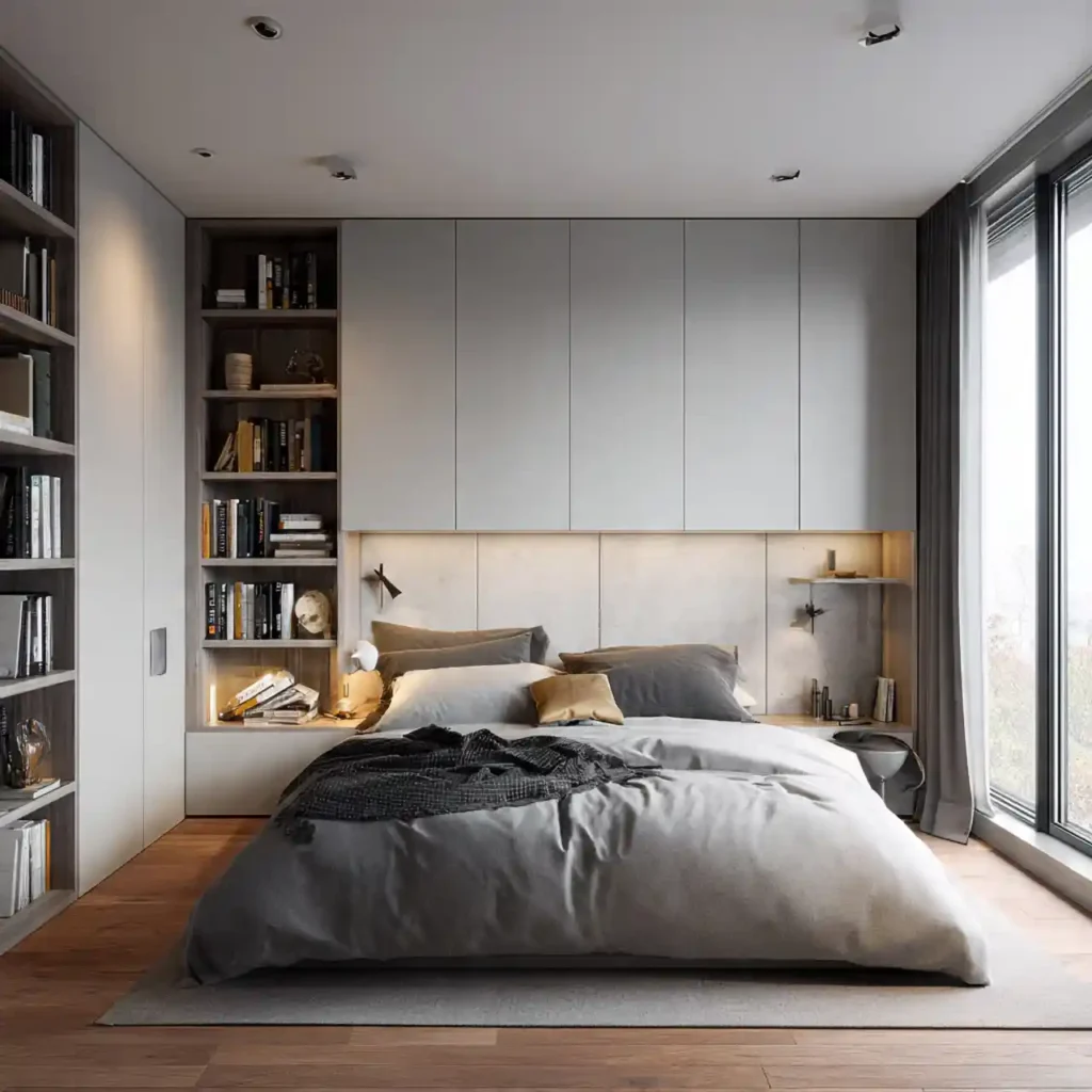 12 Moonlit Minimal Bedroom Idea