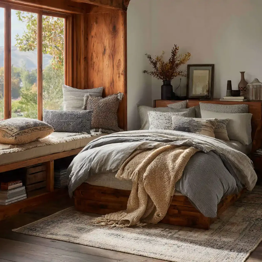 12 Redwood Retreat Bedroom Idea