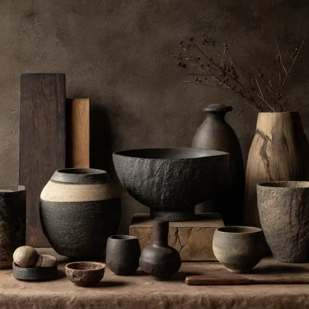 13 Dark Natural Interiors Moody Design Idea