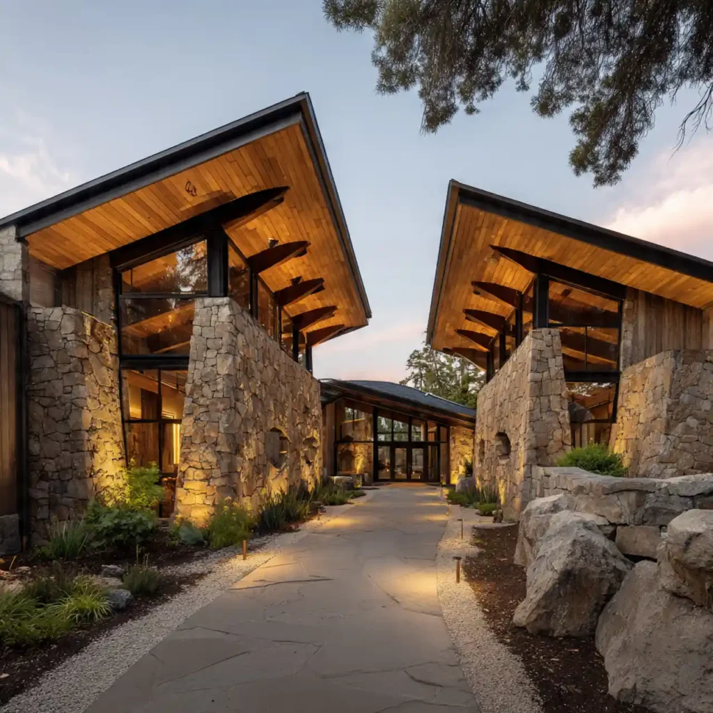 14 Oakstone Modern Eco Façade Exterior Idea